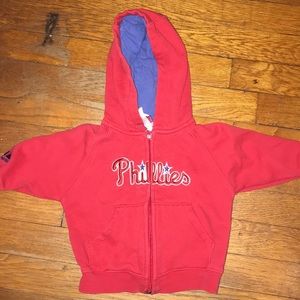 Toddler 12 month Phillies Zipper Sweatshirt